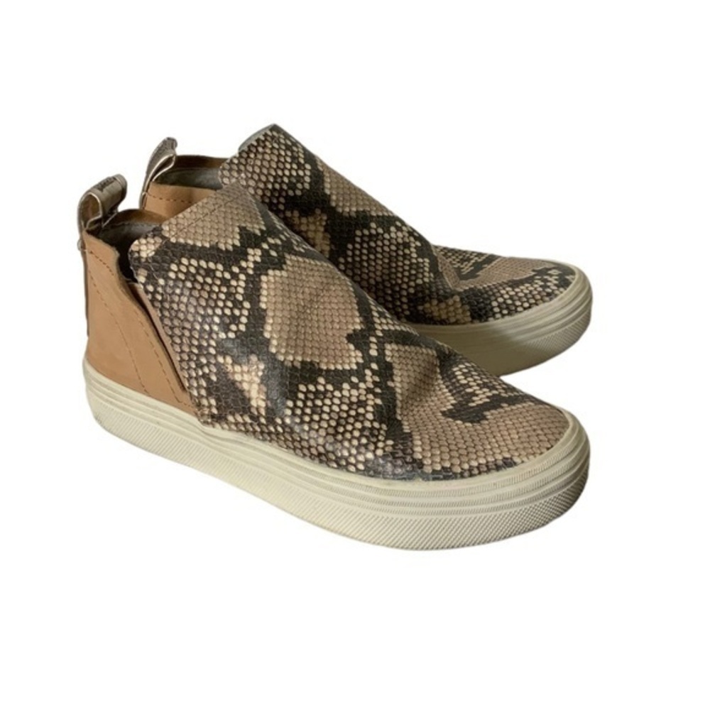 Dolce Vita Tate animal print Chelsea platform leather slip on loafer sneak… - Picture 2 of 8